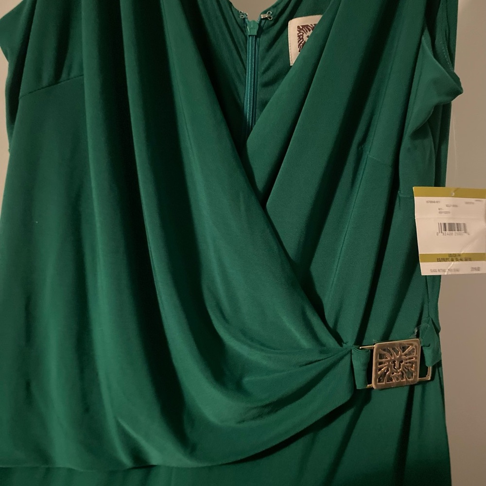 Ann Klein green jumpsuit Size 14 - NEW
